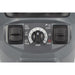 Hamilton Beach HBF510 Expeditor blender, close-up of the speed dial with chop, pulse and start/stop switches
