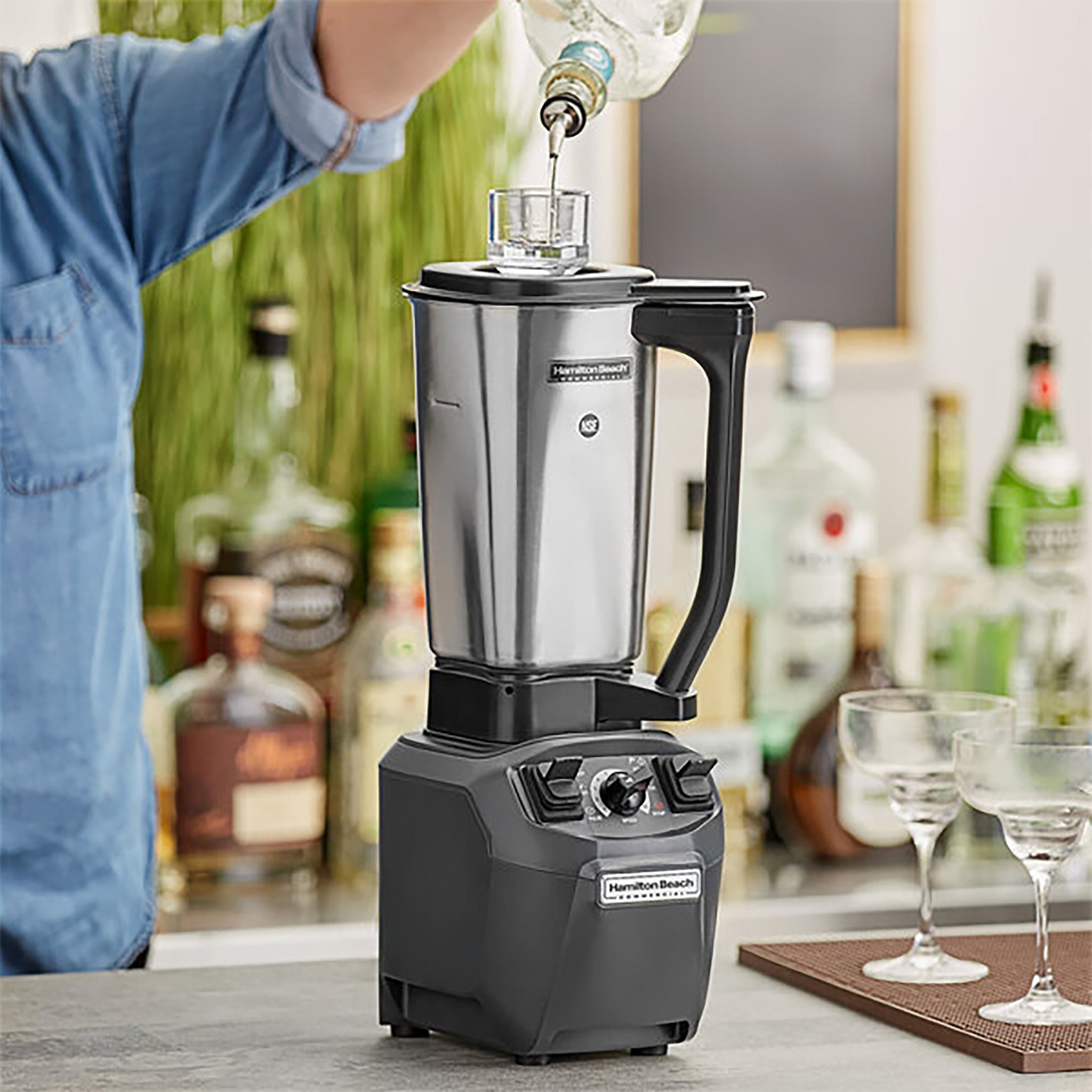 Hamilton Beach HBF510 Expeditor Culinary Blender/Food Processor - 48 Oz/1.4L, 2.4 HP-Phoenix Food Equipment