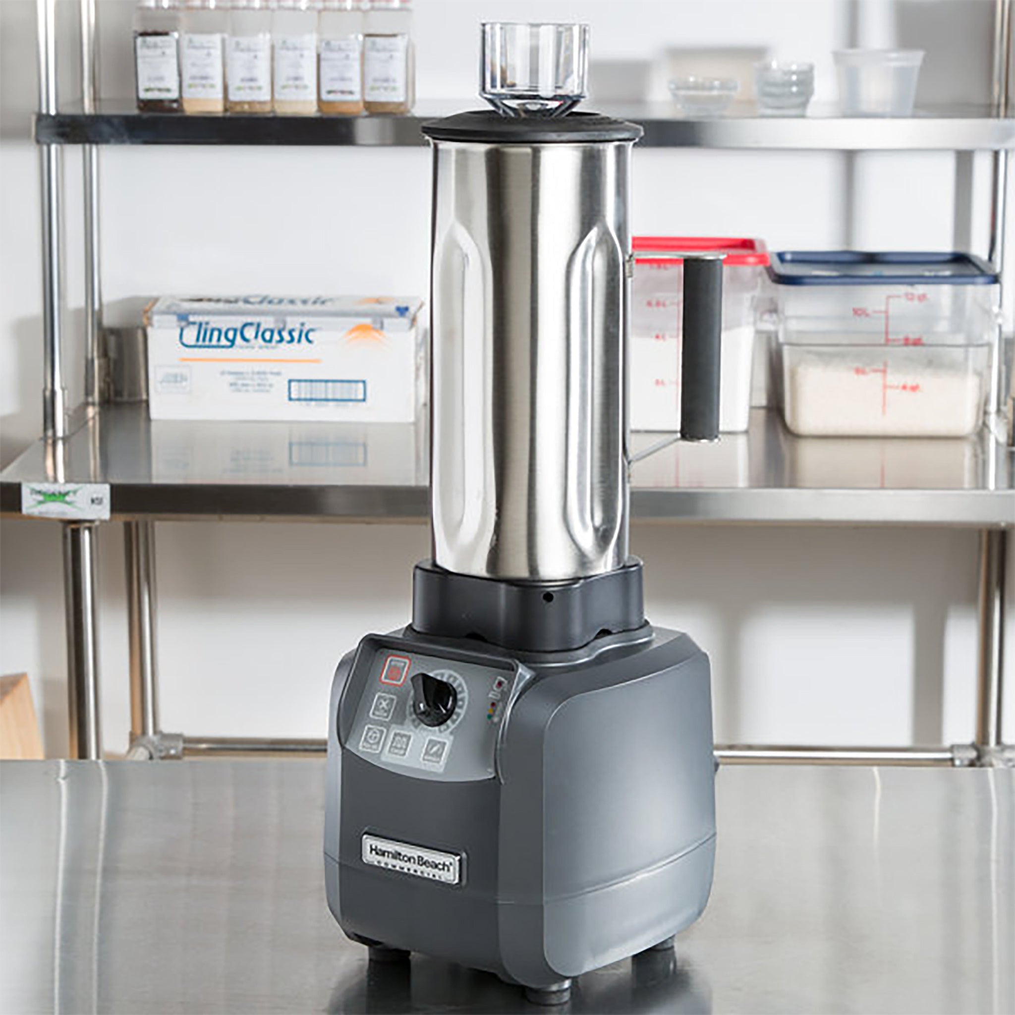Hamilton Beach HBF600 Expeditor Culinary Blender/Food Processor - 64 Oz/1.8L, 3 HP-Phoenix Food Equipment
