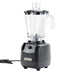 Hamilton Beach HBF600R Expeditor 64 oz culinary blender with empty clear container and black base, angled