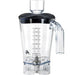 Hamilton Beach HBF600R Expeditor blender, 64 oz clear container with measurement markings, handle and lid