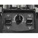 Hamilton Beach HBH550R Fury blender, close-up of the manual controls with high/low, pulse and start/stop switches