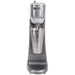 Hamilton Beach HMD200 series single-spindle drink mixer in silver with the stainless steel cup attached, front