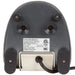 Hamilton Beach HMD200 series drink mixer, underside view showing the rating label, rubber feet and power cord