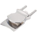 Hamilton Beach HMD400 triple-spindle drink mixer, close-up of a stainless steel cup holder bracket part