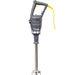Hamilton Beach HMI series commercial immersion blender in grey, shown with the second stainless blending arm length