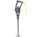 Hamilton Beach HMI series commercial immersion blender in grey, shown with the fourth stainless blending arm length