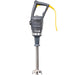 Hamilton Beach HMI series commercial immersion blender in grey with yellow cord, shown with the 12 inch blending arm