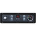 Hamilton Beach HVC305 chamber vacuum sealer, close-up of the digital control panel and vacuum pressure gauge