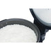 Hamilton Beach 37590 commercial 90 cup rice cooker/warmer, close-up of the open lid over cooked white rice