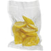 Hamilton Beach smooth in-chamber vacuum sealer bag, clear pouch vacuum packed with fresh sliced lemon wedges