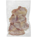 Hamilton Beach smooth in-chamber vacuum sealer bag, clear pouch vacuum packed with raw chicken thighs and lemon