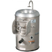 Hobart 6115 15 lb electric potato peeler, stainless steel cylinder with water inlet pipe and front discharge door