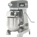 Hobart Legacy HL120-1STD 12 qt commercial planetary mixer, grey body with stainless bowl and bowl guard, angled view