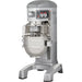 Hobart Legacy HL600-1STD 60 qt commercial planetary floor mixer with stainless steel bowl and bowl guard, angled view