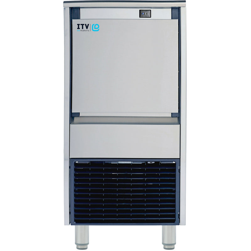 ITV DELTA NG120 Ice Machine, Gourmet Ice Shape - 108LBS/24HRS, 44LBS Storage-Phoenix Food Equipment