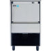 ITV DELTA NG150 gourmet ice machine with 55 lb storage, stainless steel front, bin door and vent grille, front view