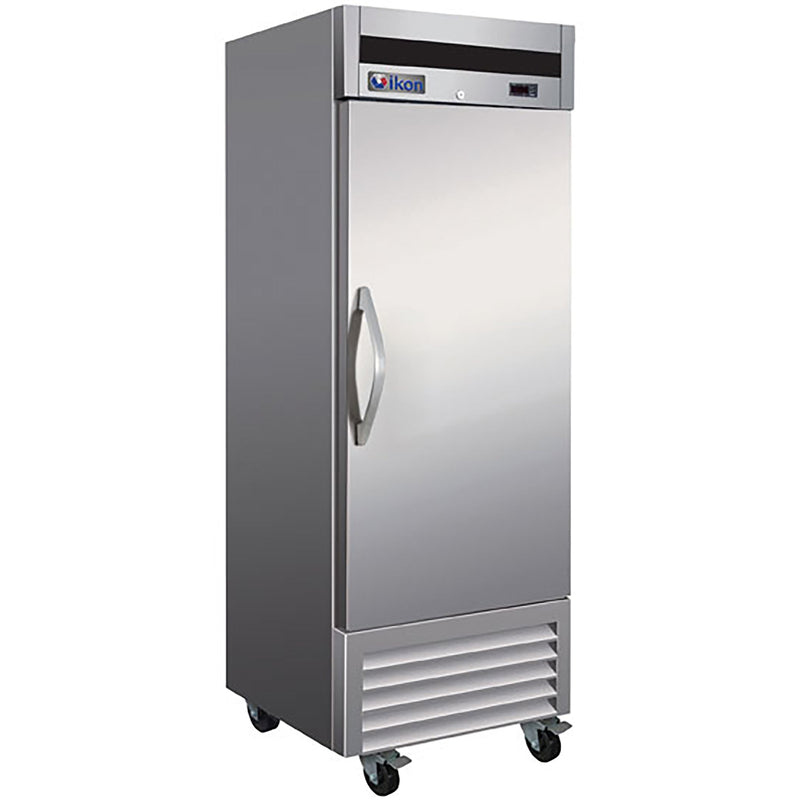 Ikon IB19R Single Solid Door 27" Wide Stainless Steel Refrigerator-Phoenix Food Equipment