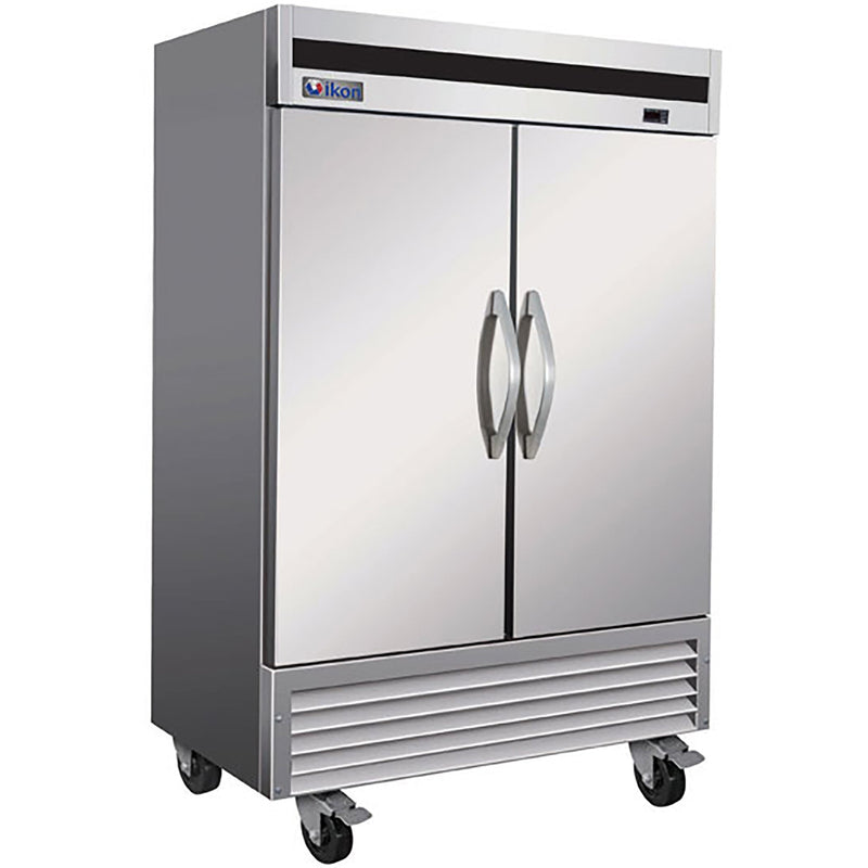 Ikon IB54R Double Solid Door 54" Wide Stainless Steel Refrigerator-Phoenix Food Equipment
