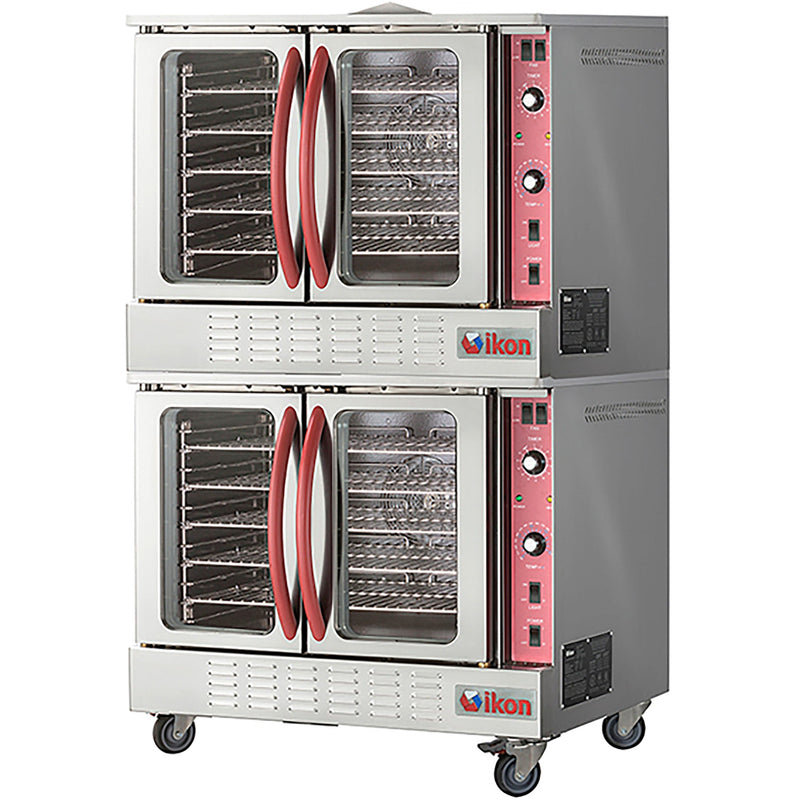 Ikon IECO-2 Electric Double Convection Oven - 208V, Fits 10 Full Size Sheet Pans-Phoenix Food Equipment
