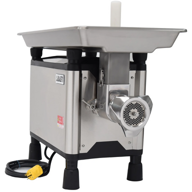 Javar MC22 Size 22 Meat Grinder - Large 27.5" x 15.3" Feeding Pan, 2 HP, 120V-Phoenix Food Equipment