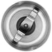 KitchenAid BCG211OB coffee and spice grinder, top view close-up of the stainless steel bowl and blade