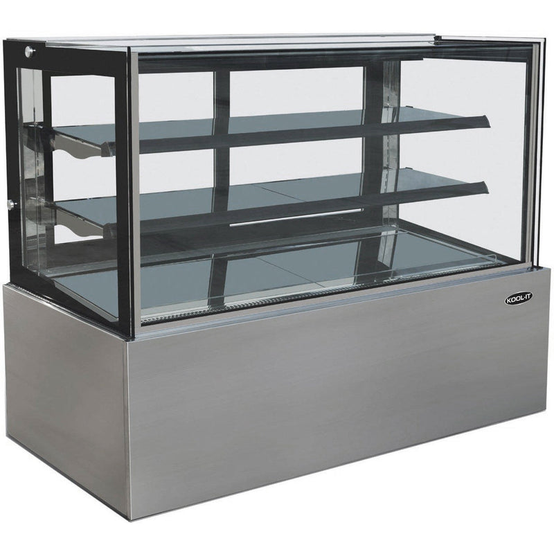 Kool-It KBF-36 Flat Glass 2 Tier 36" Refrigerated Pastry Display Case-Phoenix Food Equipment