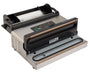 LEM 1088B MaxVac 1000 out of chamber vacuum sealer with lid open, showing the sealing bar and vacuum gasket