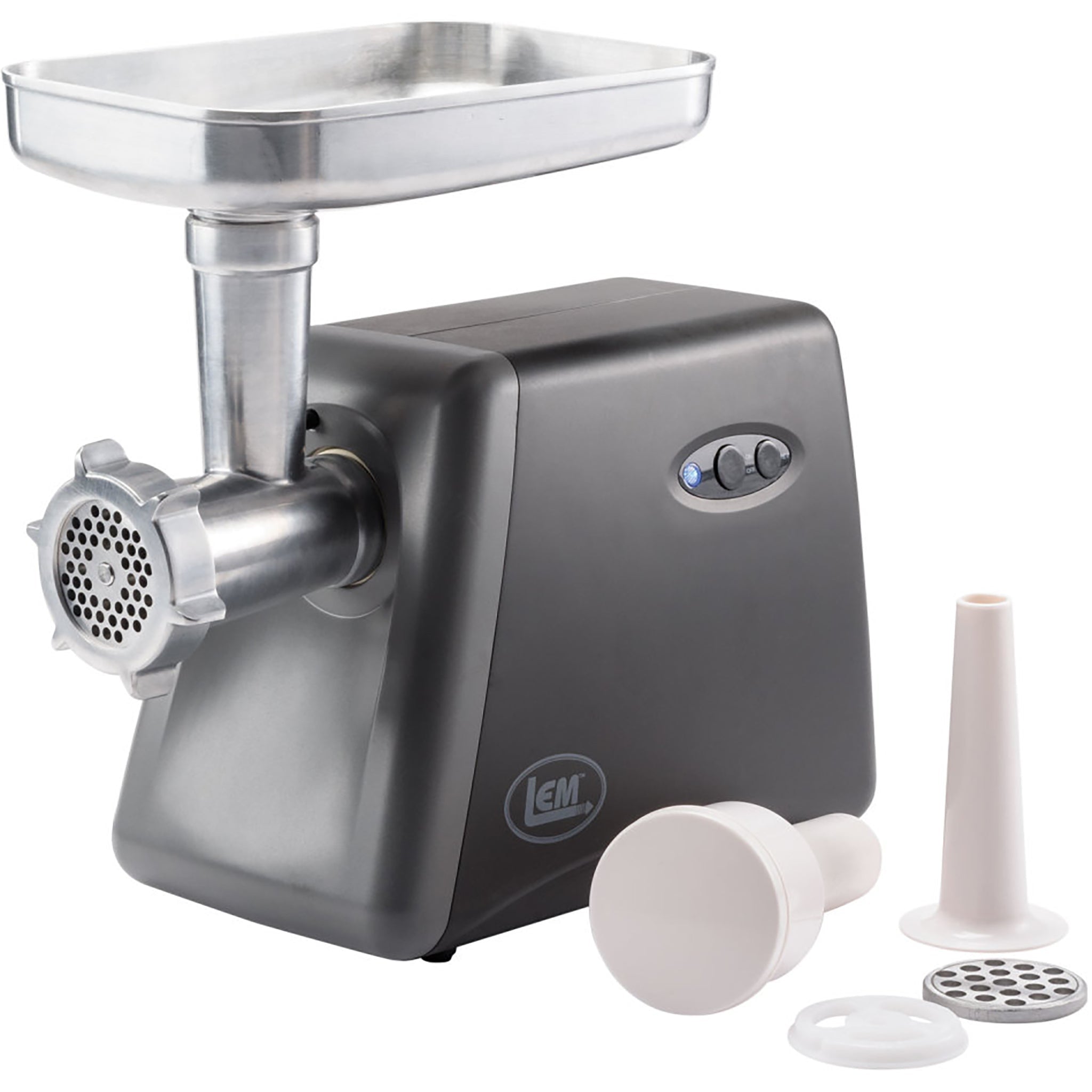 LEM 1224 Size 8 Residential Counter Top Meat Grinder - 0.75 HP, 120V-Phoenix Food Equipment