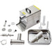 LEM 1779 size 8 Big Bite stainless steel meat grinder with included plates, knife, auger, stomper and tubes