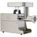 LEM 1780 size 12 Big Bite 0.75 HP stainless steel meat grinder, right side view of grinder head and housing