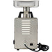 LEM 1780 size 12 Big Bite 0.75 HP stainless steel meat grinder, rear view with vented motor housing and cord