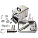 LEM 1781 size 22 Big Bite stainless steel meat grinder with included plates, knife, auger, stomper and tubes