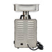 LEM 1782 size 32 Big Bite 1.5 HP stainless steel meat grinder, rear view showing vented motor housing and cord