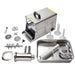 LEM 1782 size 32 Big Bite stainless steel meat grinder with included plates, knife, auger, stomper and tubes