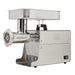 LEM 1782 size 32 Big Bite 1.5 HP stainless steel electric meat grinder with feed tray, angled front view