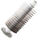 LEM 602TJ Big Bite 2 in 1 slicer and tenderizer, close-up of the stainless steel slicing blade roller