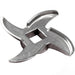 LEM meat grinder knife for size 8 to 32 grinders, four-blade stainless steel cutting knife with square hub