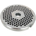 LEM size 12 meat grinder plate with 3 mm holes, stainless steel fine grind plate with dense small holes