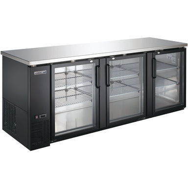 Nordic Air 90" Commercial Deep Triple Door Back Bar Cooler - Various Options-Phoenix Food Equipment
