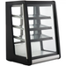 Nordic Air NACP-24T countertop 25-inch angled glass refrigerated pastry display case, empty, angled view