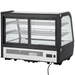 Nordic Air NCCP-35 countertop pastry display case, rear view with sliding glass doors, controls and power cord