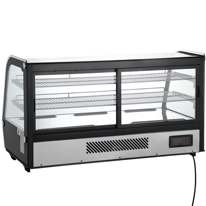 Nordic Air NCCP-48 Counter Top 48" Curved Glass Refrigerated Pastry Display Case-Phoenix Food Equipment