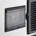 Nordic Air NIM-350C cube ice machine, close-up of the digital control panel behind a clear hinged cover