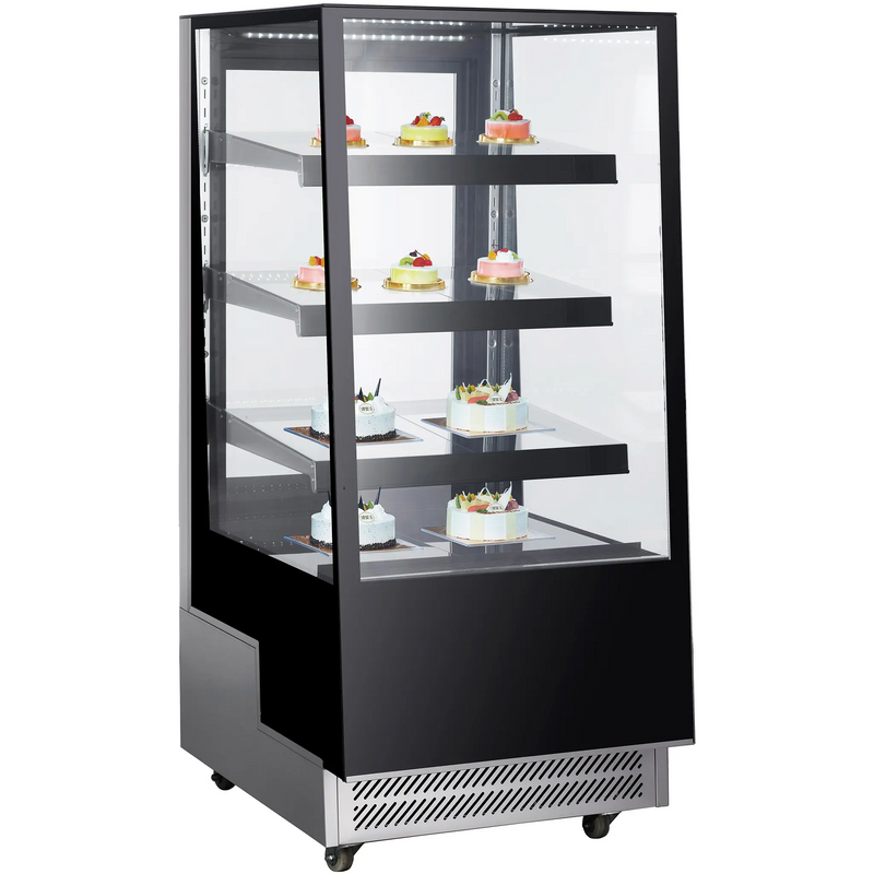 Nordic Air NPC-24 Square Glass 3 Tier 26" Refrigerated Pastry Display Case-Phoenix Food Equipment