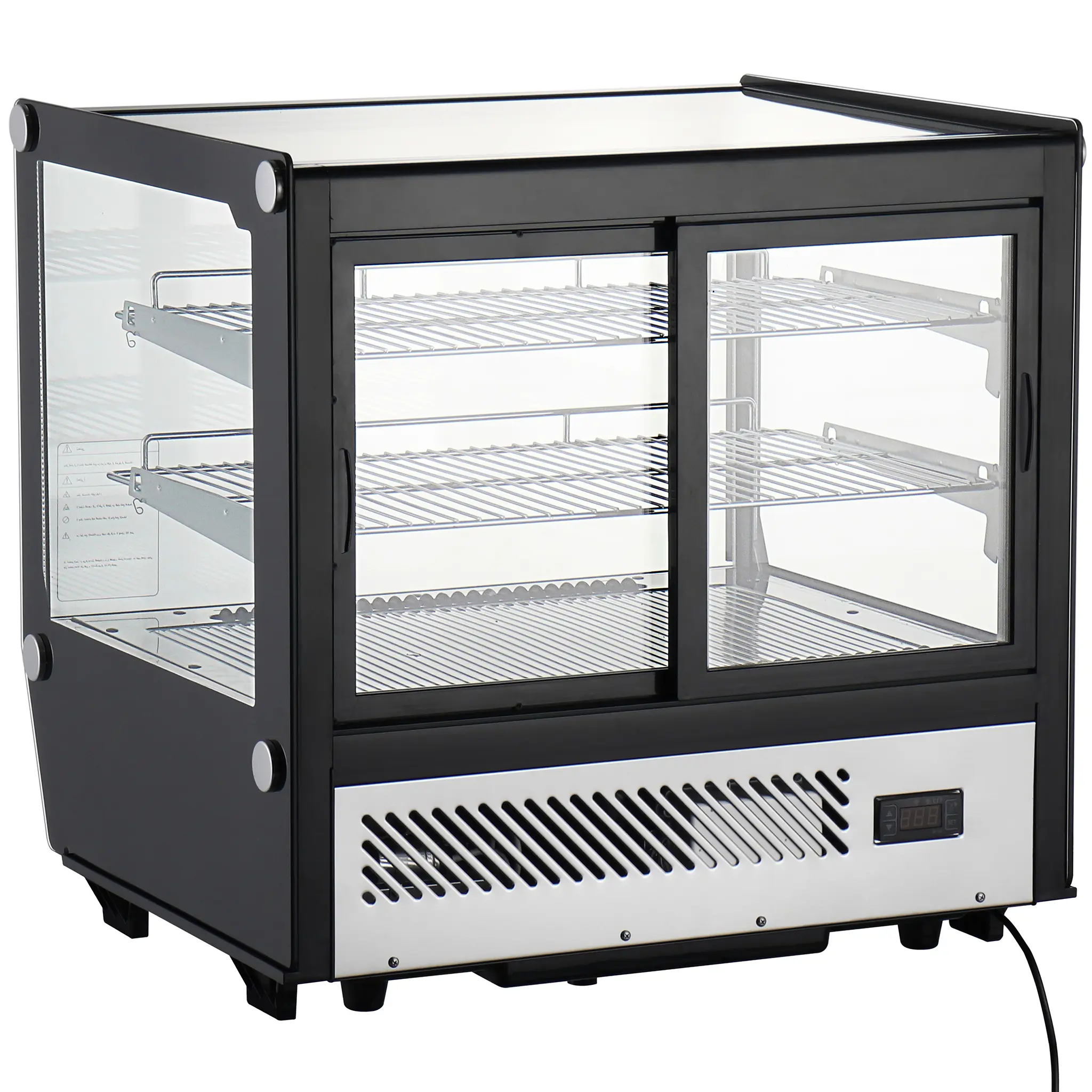 Nordic Air NSCP-28 Counter Top 28" Square Glass Refrigerated Pastry Display Case-Phoenix Food Equipment