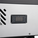 Nordic Air NSCP-48 refrigerated pastry display case, close-up of the digital temperature controller