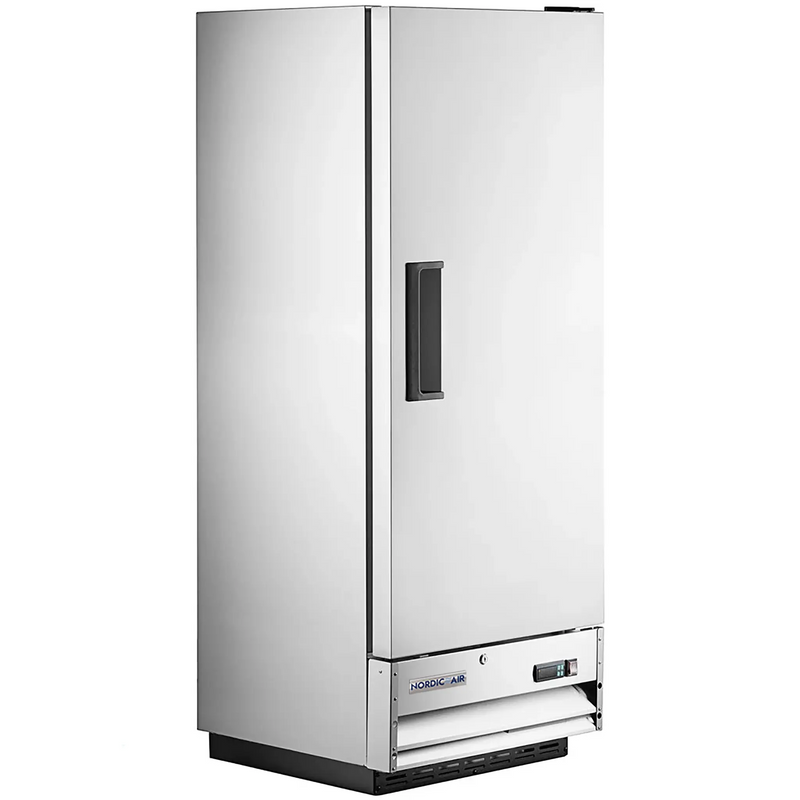 Nordic Air SR-25 Single Solid Door 25" Wide Stainless Steel Refrigerator-Phoenix Food Equipment