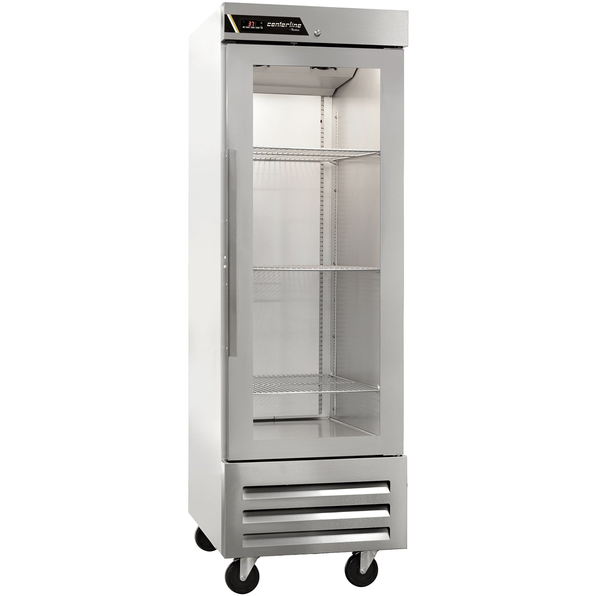 **OPEN BOX** Traulsen Centerline CLBM-23R-FG-R Single Glass Door 27" Wide Stainless Steel Refrigerator-Phoenix Food Equipment