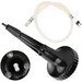 Phoenix CR-100 blender container rinser, black rinser head and handle with white supply hose and fittings